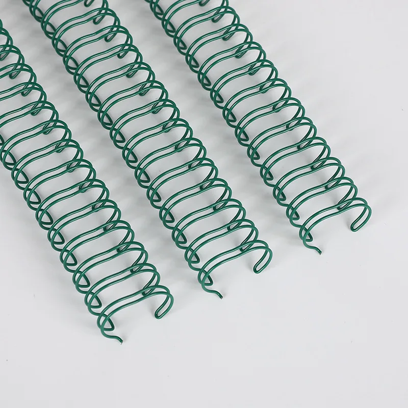 3:1 and 2:1 A4 size wholesale Metal Book Binding Double Ring Wire O For A4 A5 Note Book
