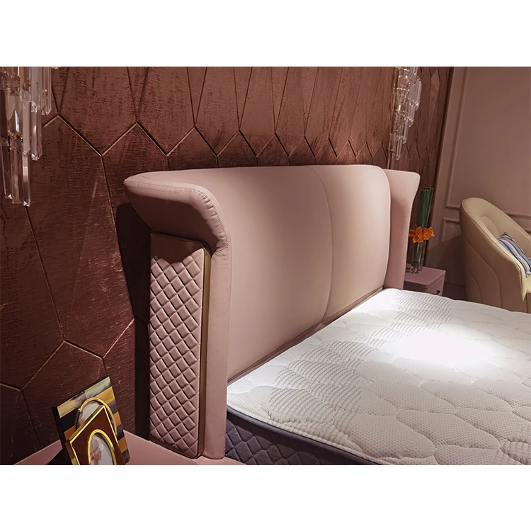 2021 luxury modern simple king royal bedroom set
