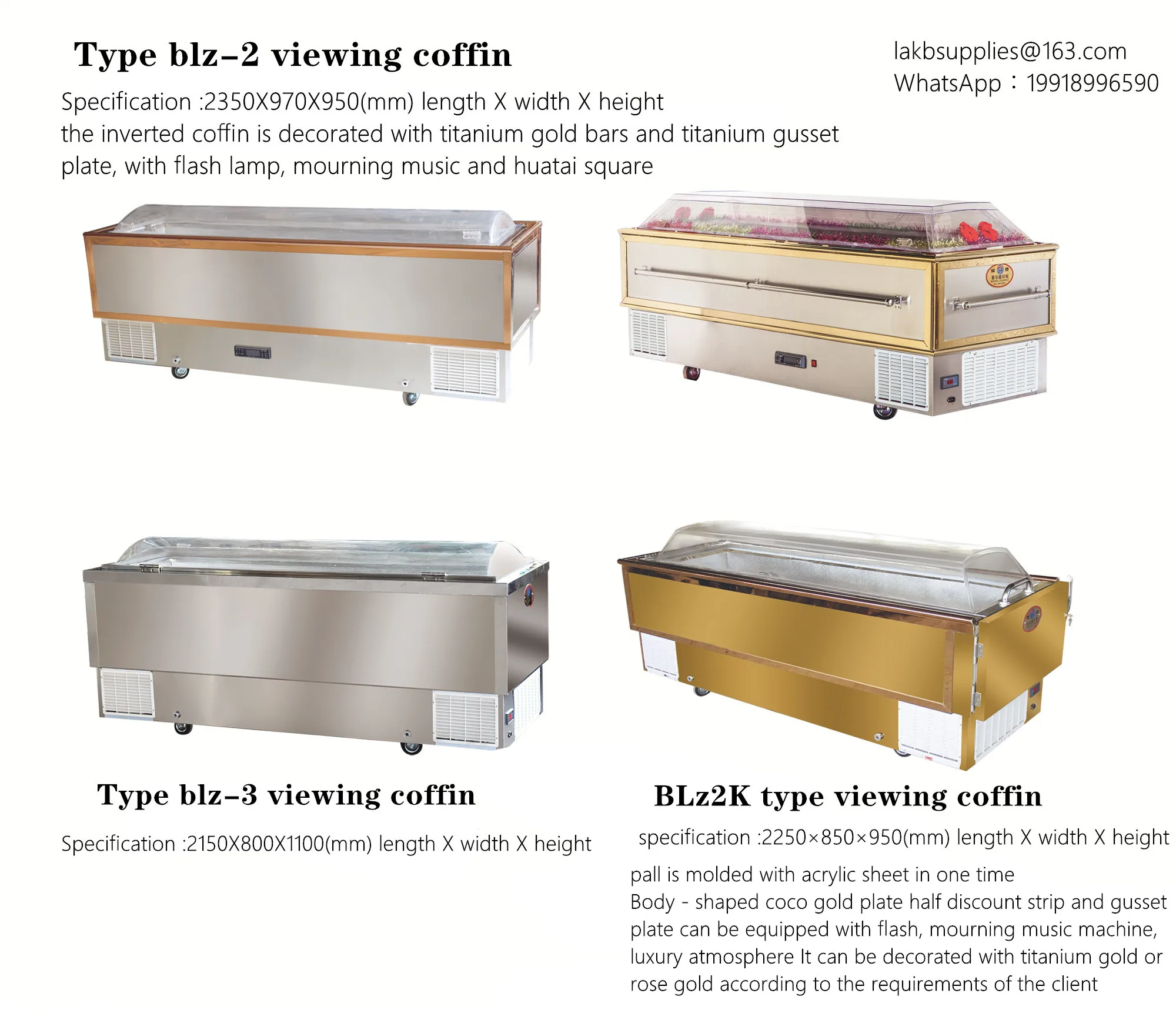 cooling coffin embalming replacement for chapel viewing