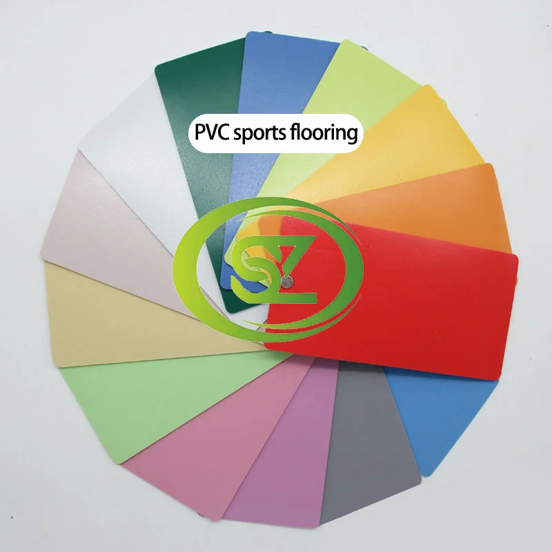 Basketball court pvc vinyl sport flooring fitness training 3D pattern customization gym floor mat