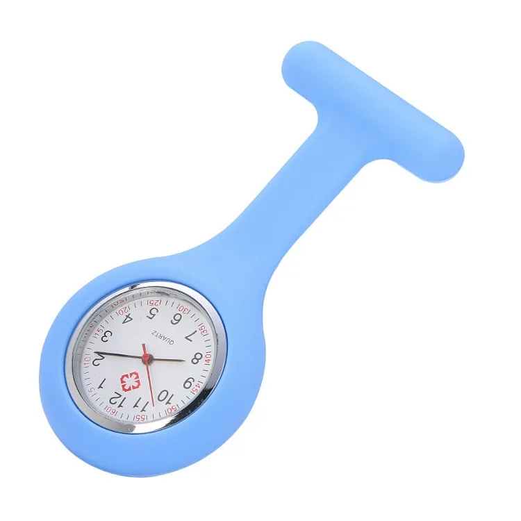 OEM General Medical Supplies Breast Brooch Watch Nurse Pocket Nurses Watches Digital Silicone Pocket
