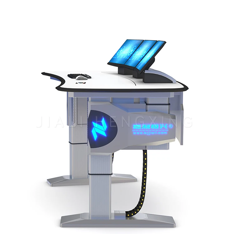 Intelligent Sensor Height Adjustable Security Control Room Console Ergonomic Monitoring Room Consoles