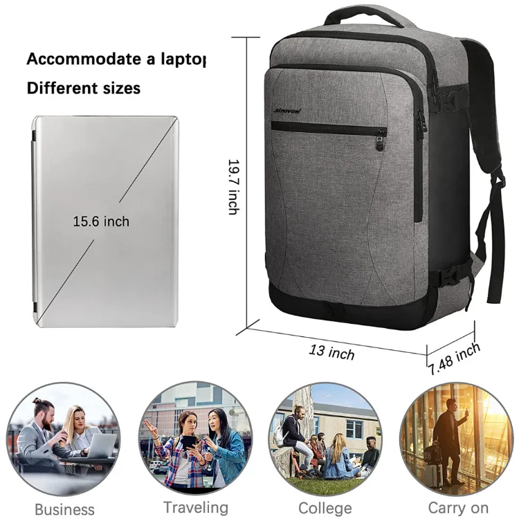 Waterproof Usb School Travel Rucksack Boy And Girl School Bag Carry On Weekender Backpack