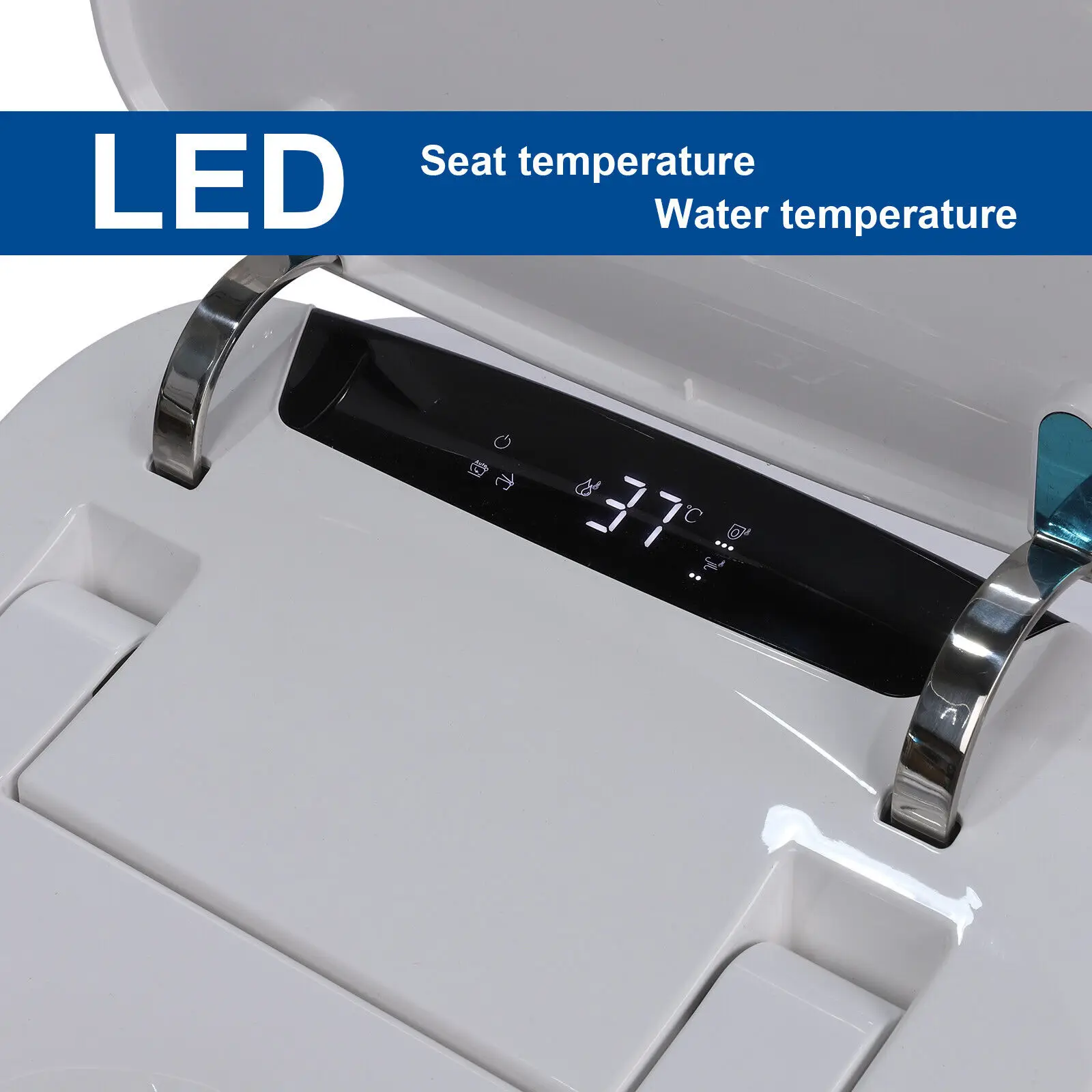 DQOK Floor Mounted Automatic Foot Flush Electric Commode Toilet Bathroom Ceramic Intelligent Smart Toilets