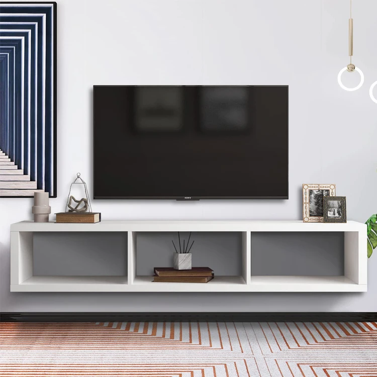 Entertainment Center Living Room Wall Mounted Floating Storage Shelf Media Television Table Cabinet TV Schrank Console Stand