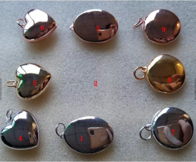 Кулон из серебра 925 пробы с подвеской в виде сердца и круга