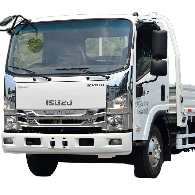 Qingling Isuzu KV100 131hp 4.205m Single-row Panel Light Truck Camera Foton 2.8 Cummins Diesel Bus 20 Passengers Usad Euro 6 4X2