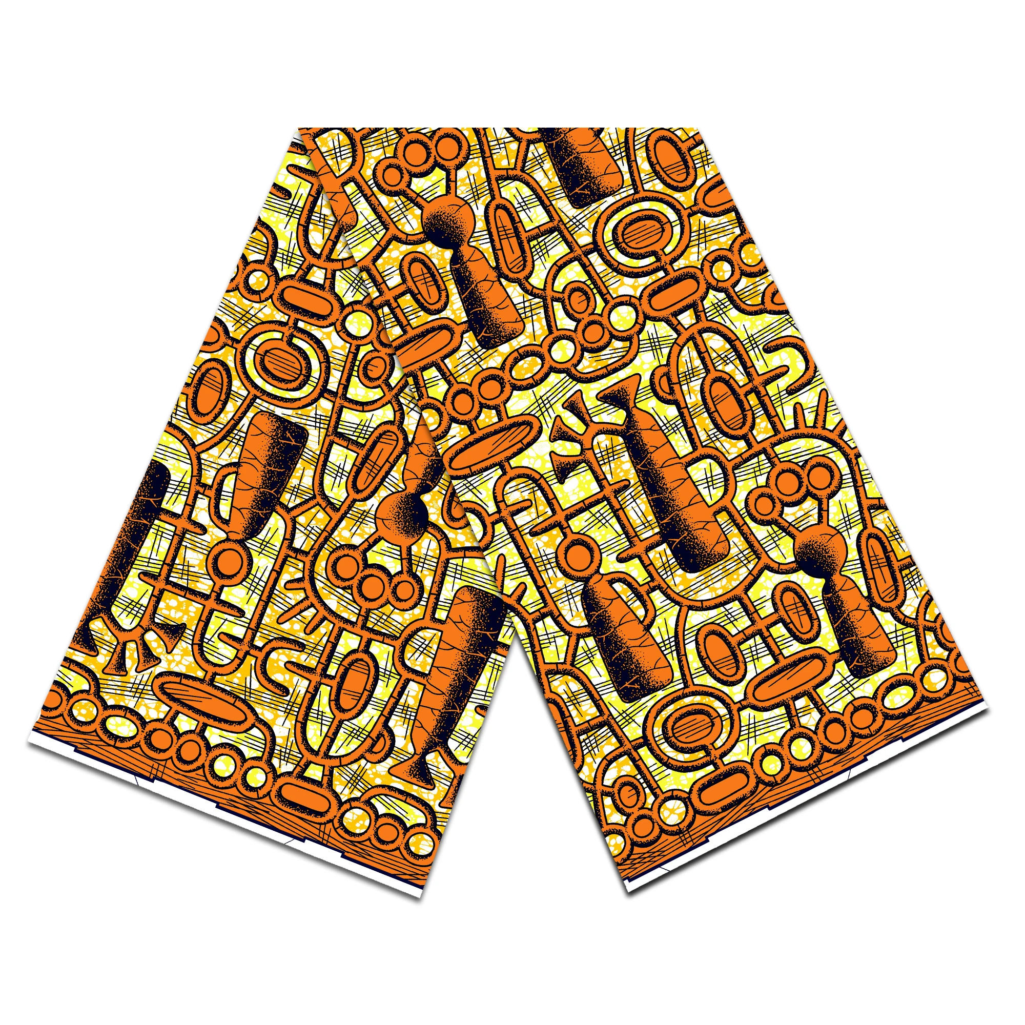 Spot Super Africa Wax Print Fabric African African Wax Fabric Textile Tissu Africain En Soie Satiné a Motif De Cire Pour