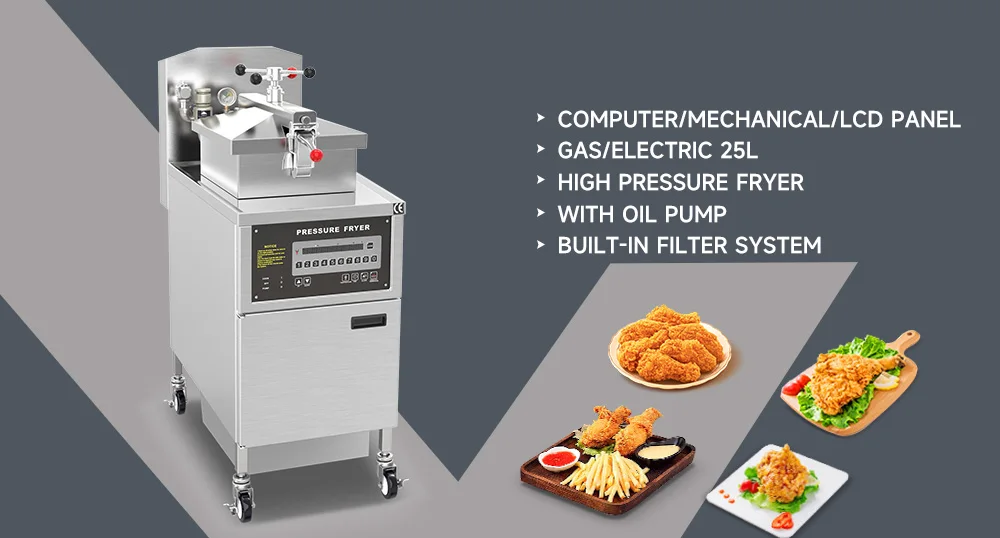 High Quality 304 Stainless Steel Broasted Chicken Broaster Broast machine for sale