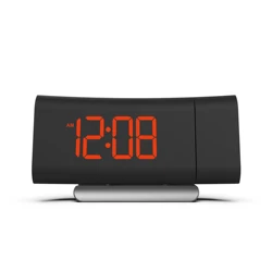 Wholesale LED Wall Ceiling Projection Table Talking Alarm Clock Smart Clock with Snooze Temperature