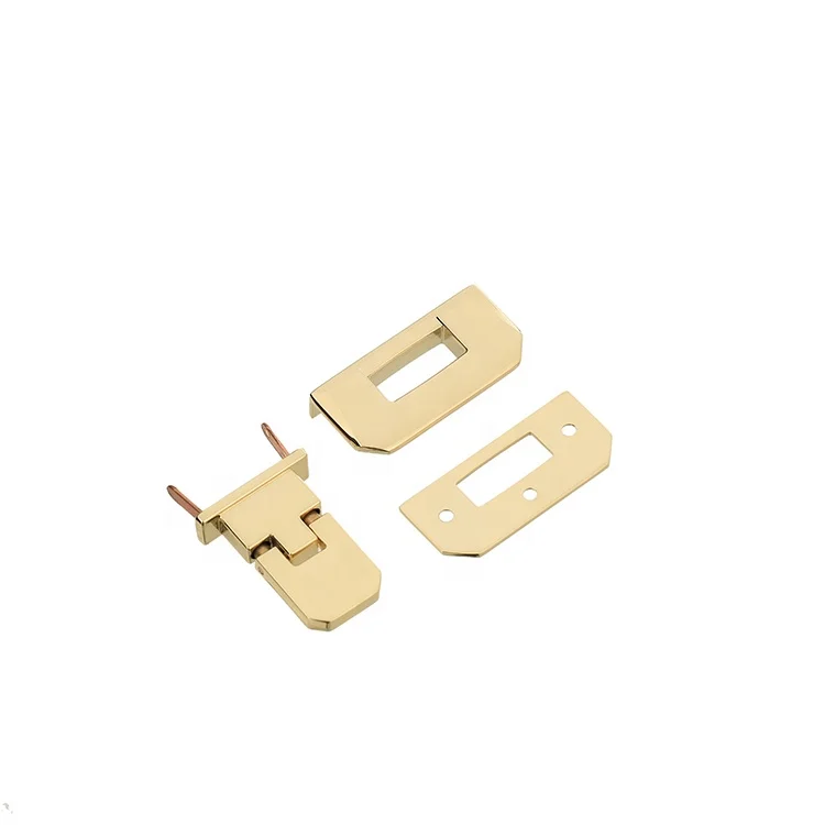 Custom Logo Metal Bag Clasp Press Lock Accessories Alloy Handbag Push Lock Metal Turn Twist Lock for Women Bag