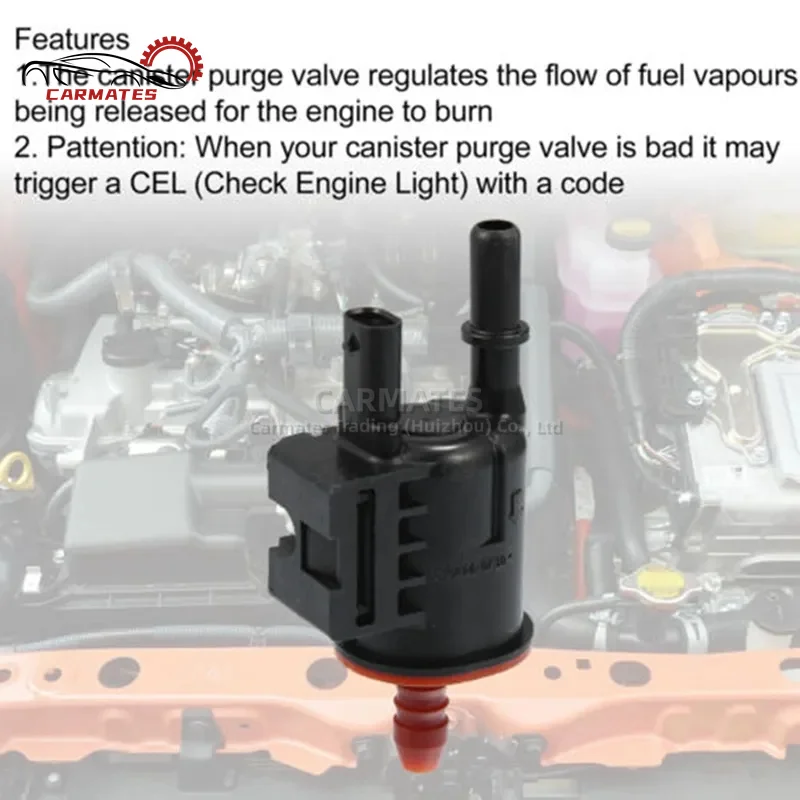 Vapor Canister Purge Valve For Fiat 500L Ram Promaster City Jeep 04627182AA 55235682 04627182AA 4627182AA