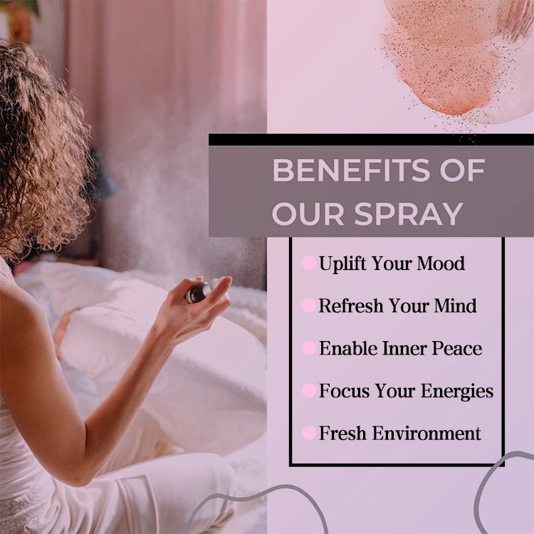 Rose Hair Perfume Spray Fragrance Organic Hair And Body Fragrance Mist