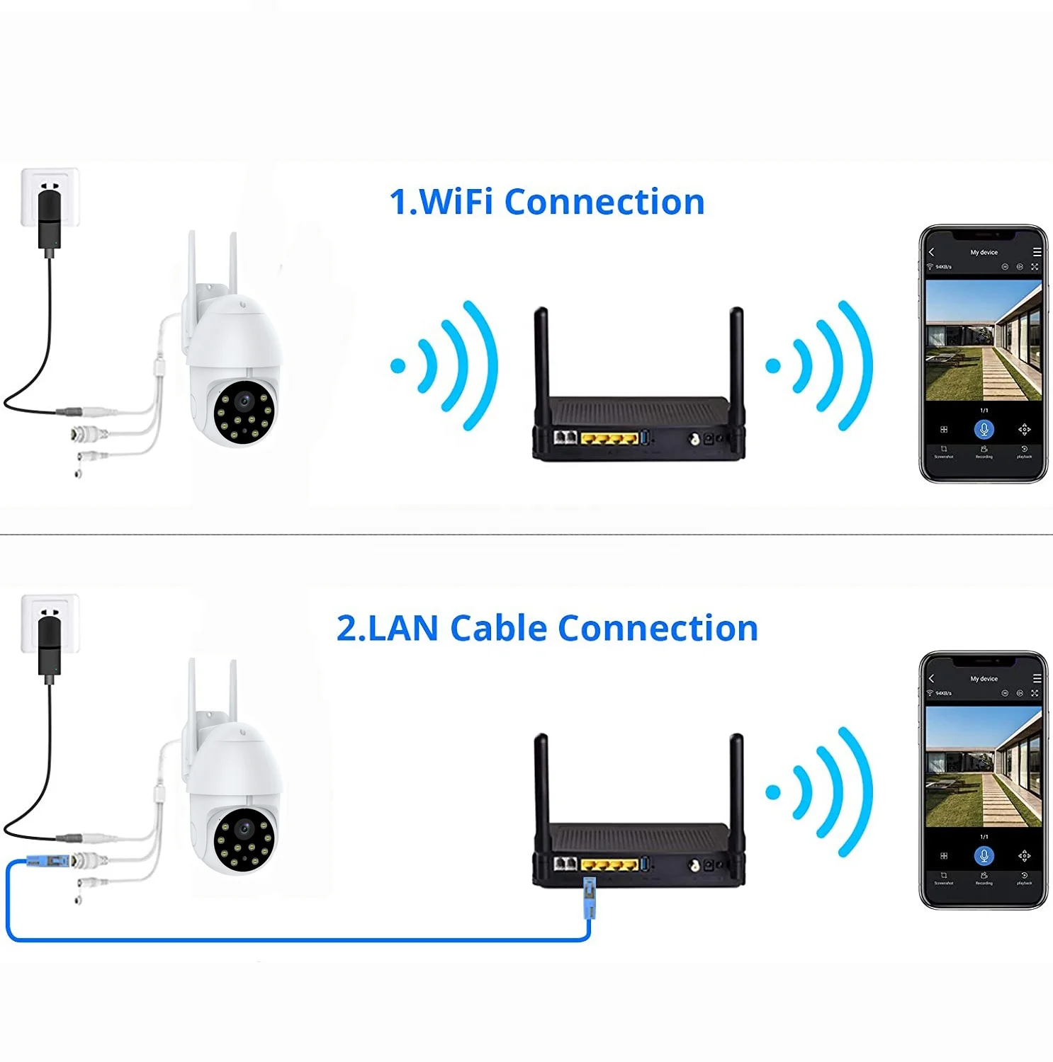 4MP IP Camera Outdoor WiFi Home Security Camera Wireless Surveillance WiFi Bullet Waterproof IP Video HD Camara