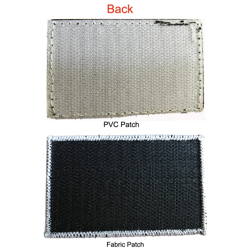 Country Flag PVC Rubber Patches in Stock Small Quantity Custom Logo Embroidery Cloth Fabric Patch