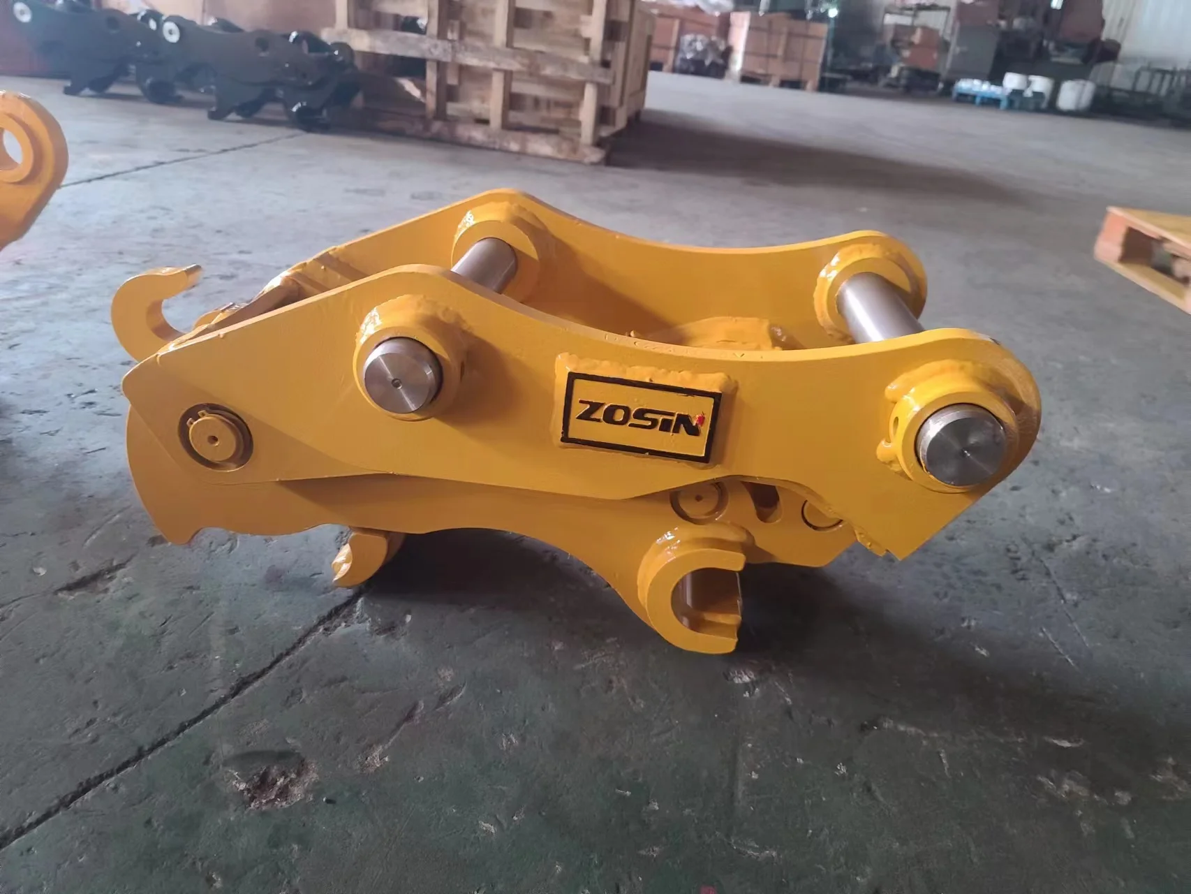 Construction Machinery Parts Backhoe Heat Treated Pins Dual Lock Quick Coupler  quick coupler hitch quick hitch excavator