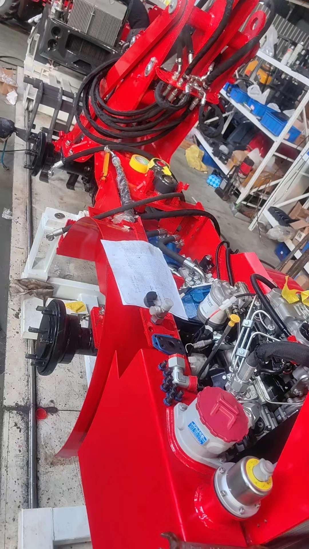 WISEMAN Многофункциональный 1.8ton W1160 фермерский погрузчик компактный Мульчер гидравлические детали колесный