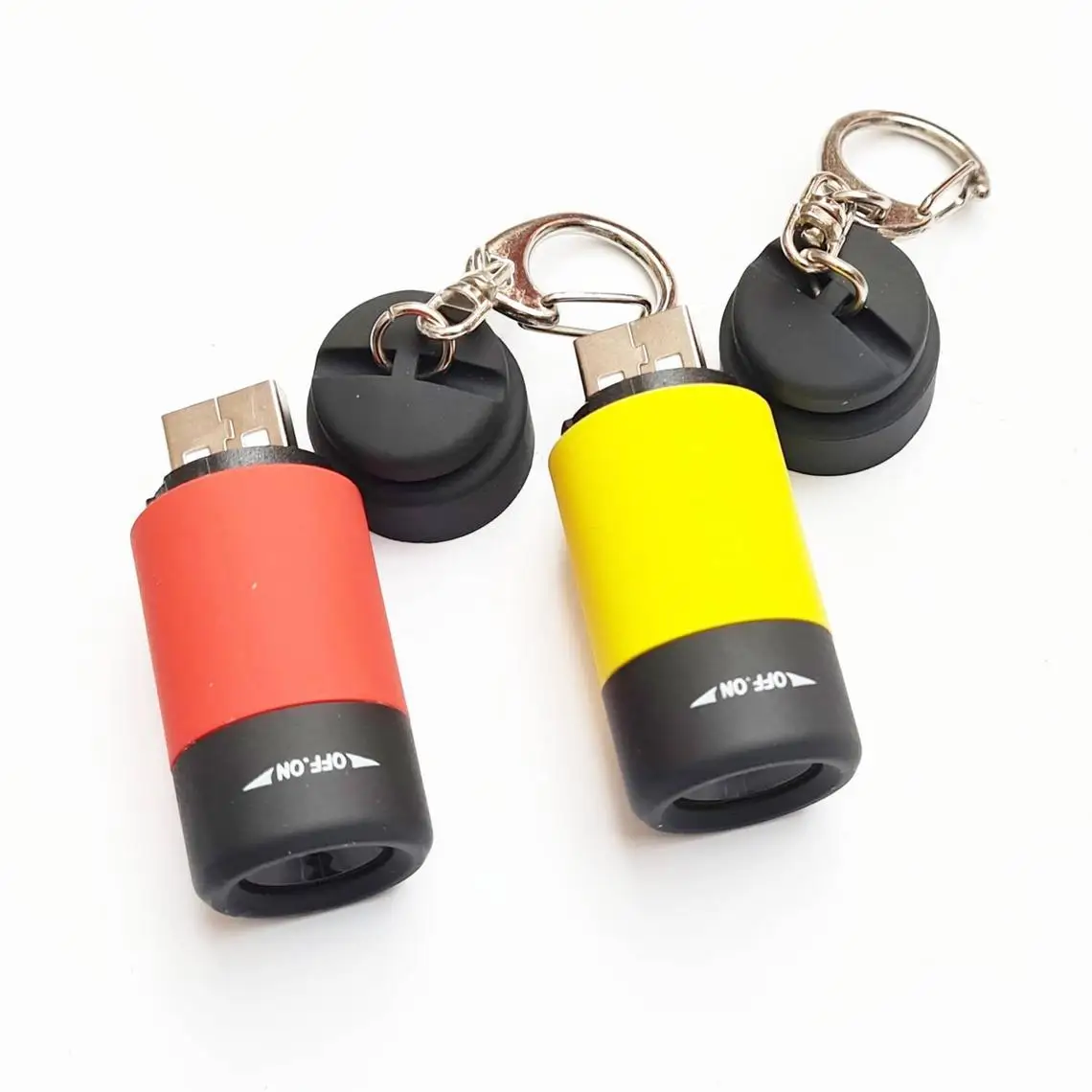 Novedades Giveaways Gift Keychain Mini Lampe UV Pocket Torch Flashlight USB Rechargeable Led Light Keyring Torch For Camping