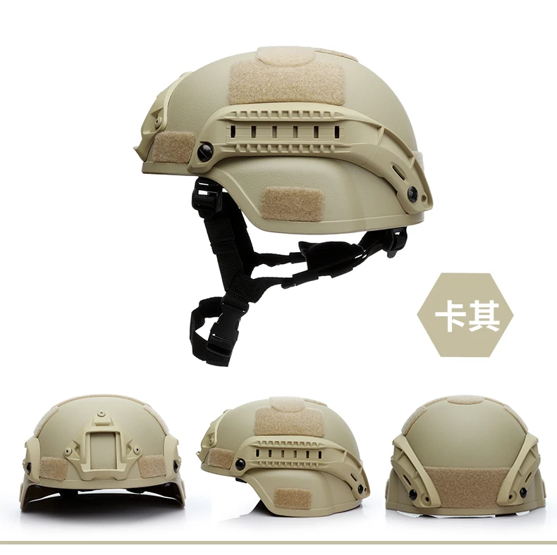 Guangzhou Retail MICH 2000 Tactical Helmet ABS With Black Green Khaki Color For Hunting Game