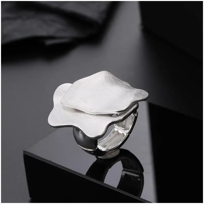 Bague de mariage en или кольца тревожные Свадебные заготовки на заказ звезда Позолоченные акриловые низкая цена резиновое греческое кольцо
