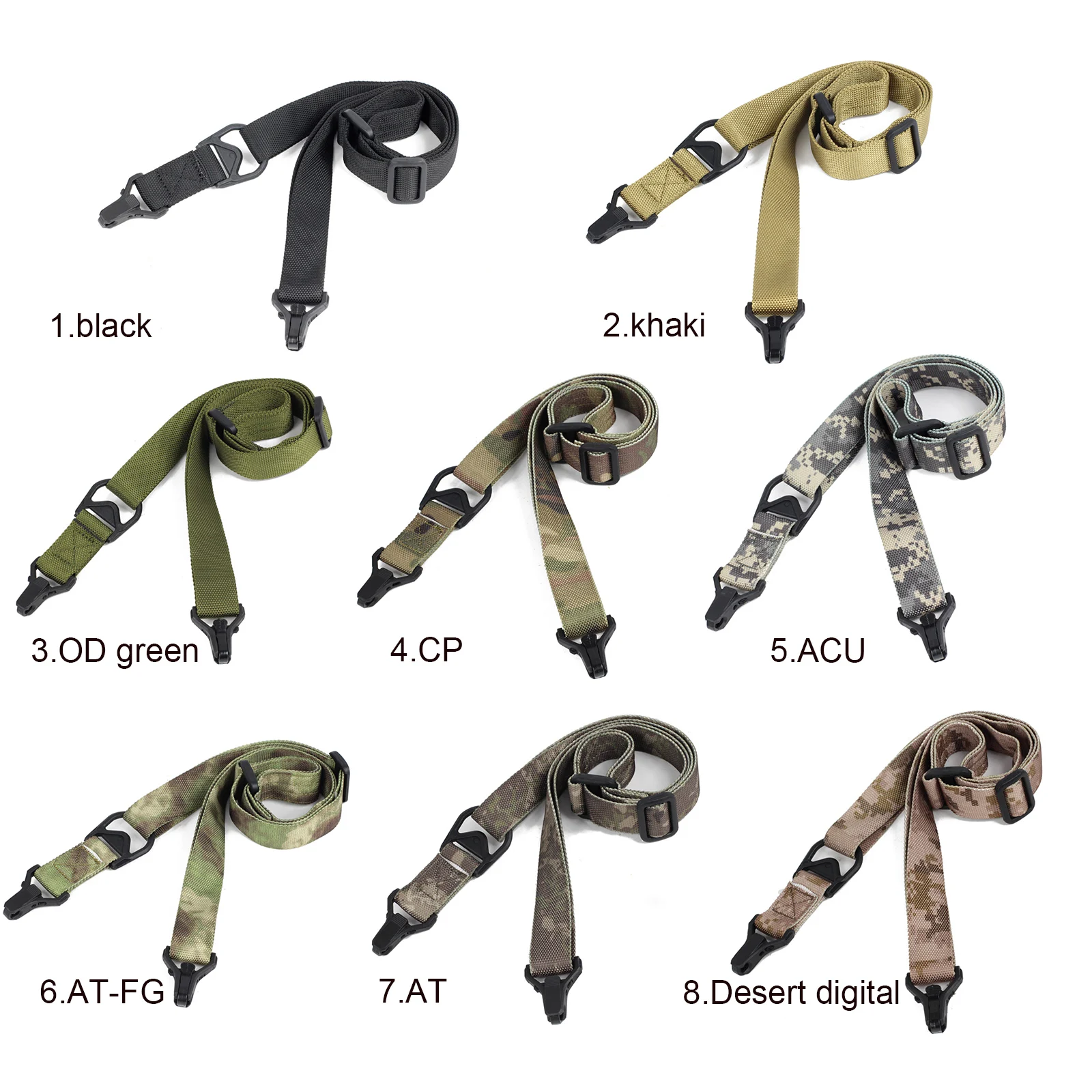 Nylon camera rope Tactical MS 3 Sling easy Carry  Adjustable Length  Nylon Shoulder Strap Belt Rope