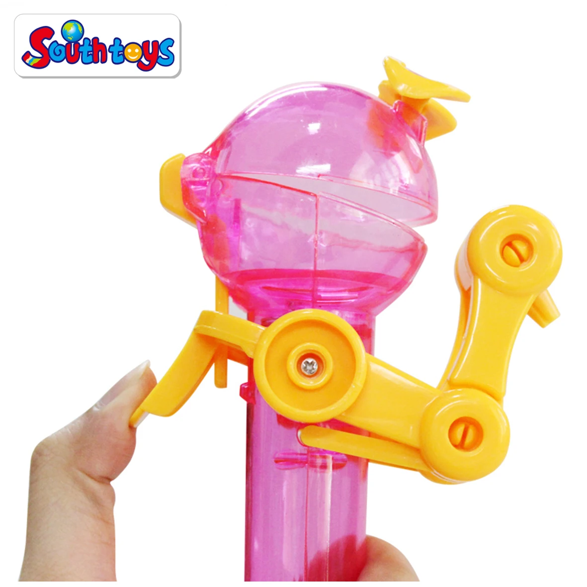 Creative Design Plastic Eating Lollipop Robot Lollipops Man Holder Candy Stand Gifts