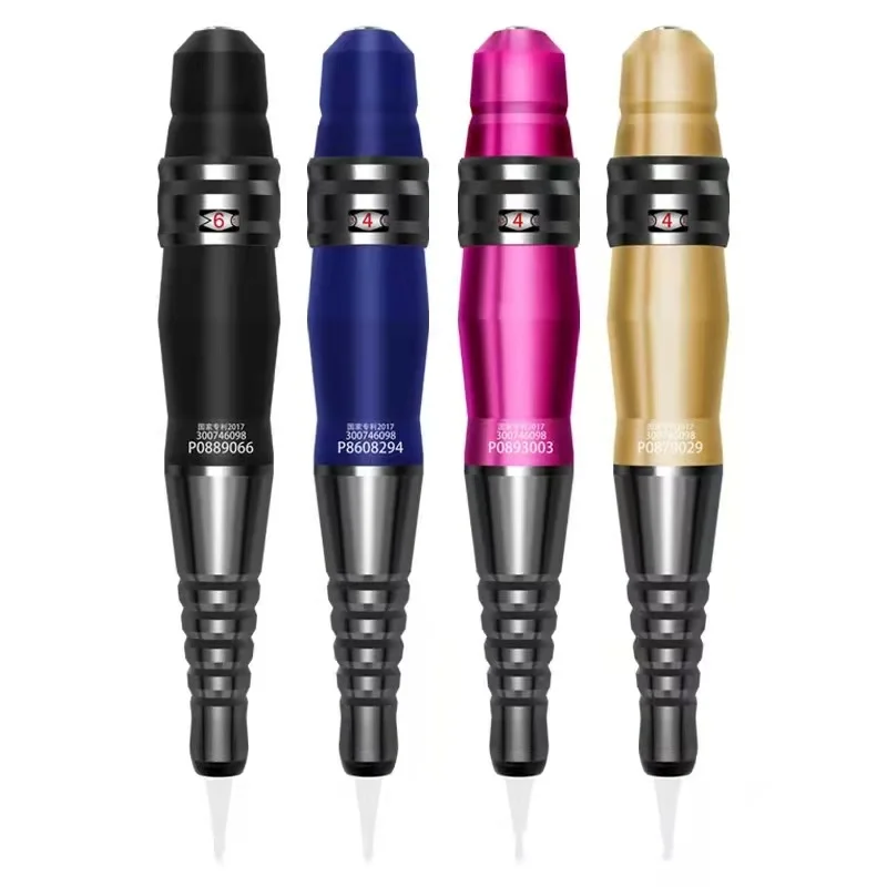 New Rotary Tattoo Machine Professional semi Permanent Makeup Tattoo Gun 4 Color for Tattoo Needle