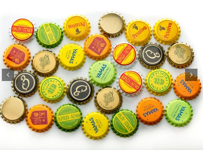 Shanghai Linlang beer bottle crown caps/cheap beer bottles cap with customized logos 26mm