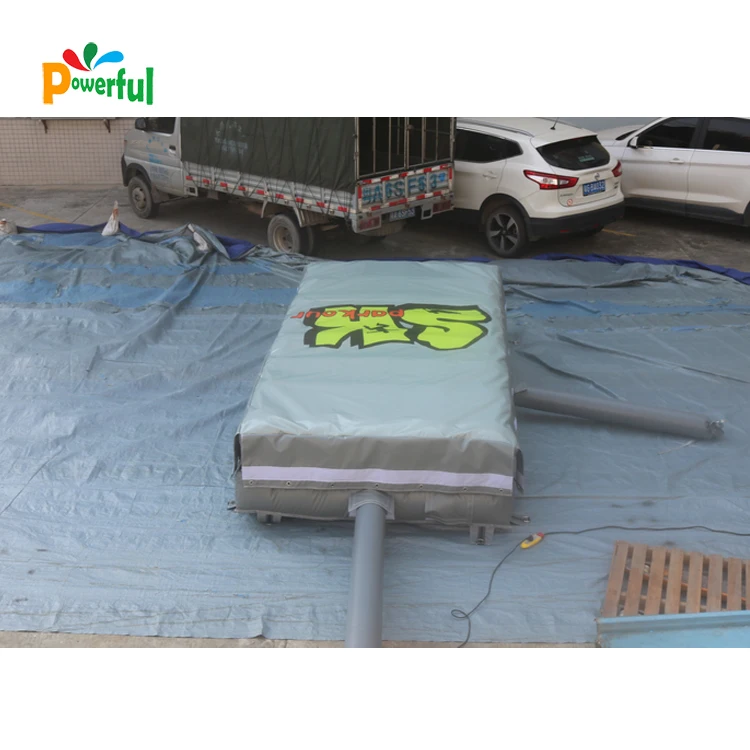Outdoor gymnastics trampoline park landing airbag inflatable air jumping pillow
