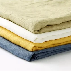 High quality 100% pure linen fabric with European Flax OEKO certification for clothing or home textile