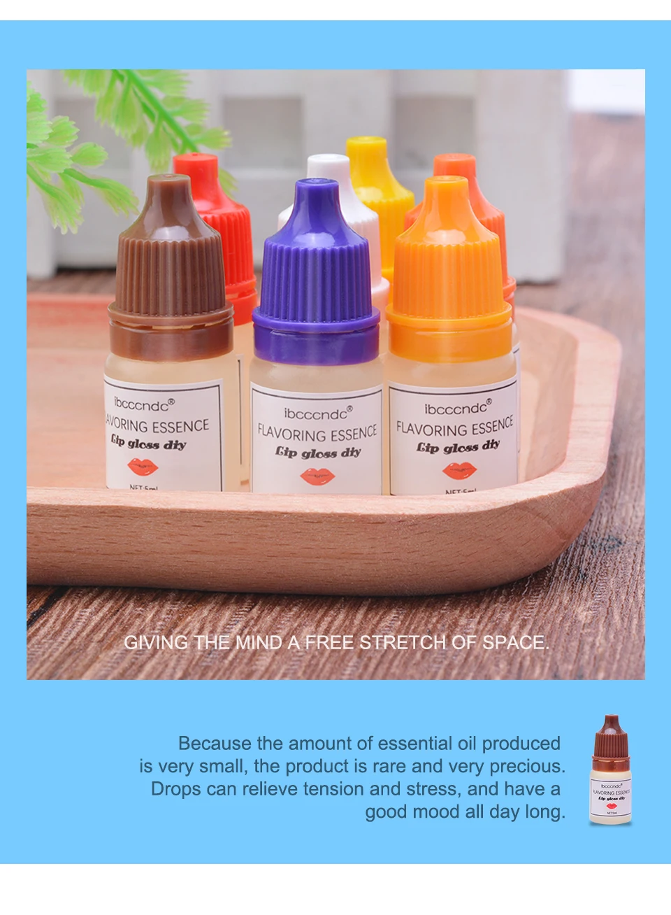 OEM Food Grade Fragrance Flavoring Essential oil Natural Flavor Essential DIY Lip Gloss Base