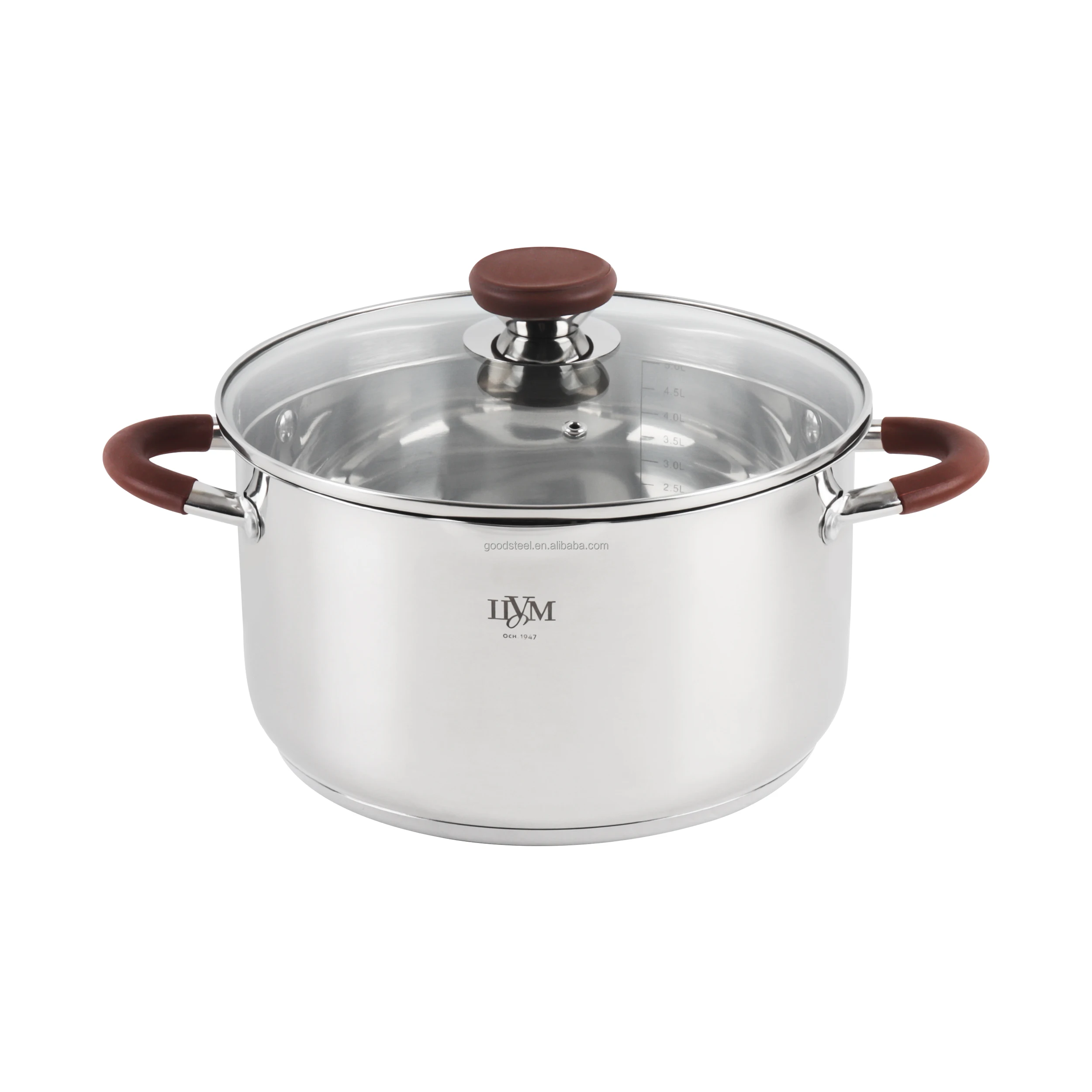 manufacturer 16cm milk saucepan stainless steel noodle sauce pan strainer lid cooing pan heat resistant silicon handle pan