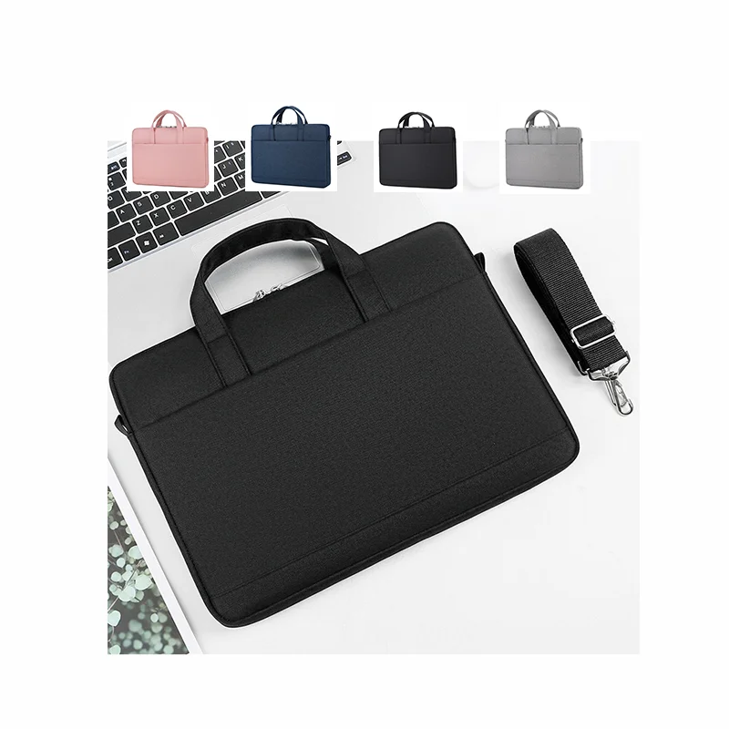 2024 New Design Laptop Bag with  4 Colors Ultra Thin Notebook shoulder bag horizontal tablet inner liner computer case