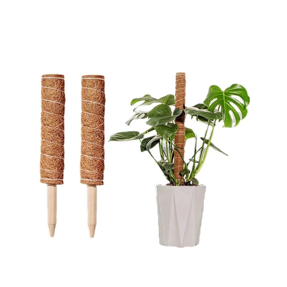 Garden Plant Support  Climbing Thicken Coco Totem Stick Moss Pole