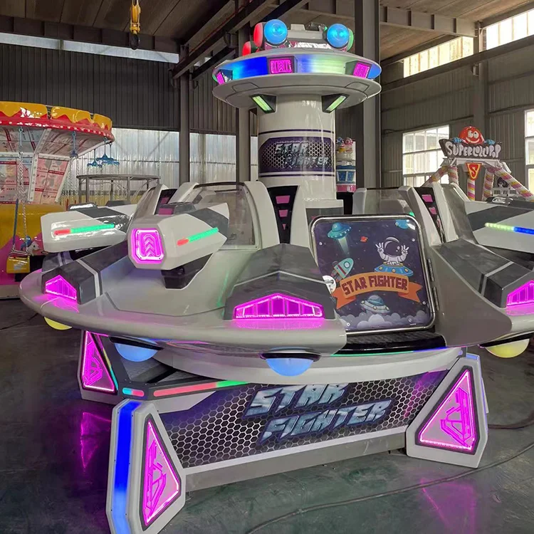 Attractive amusement park rides theme park space speed flying car ride amusement rides for kids