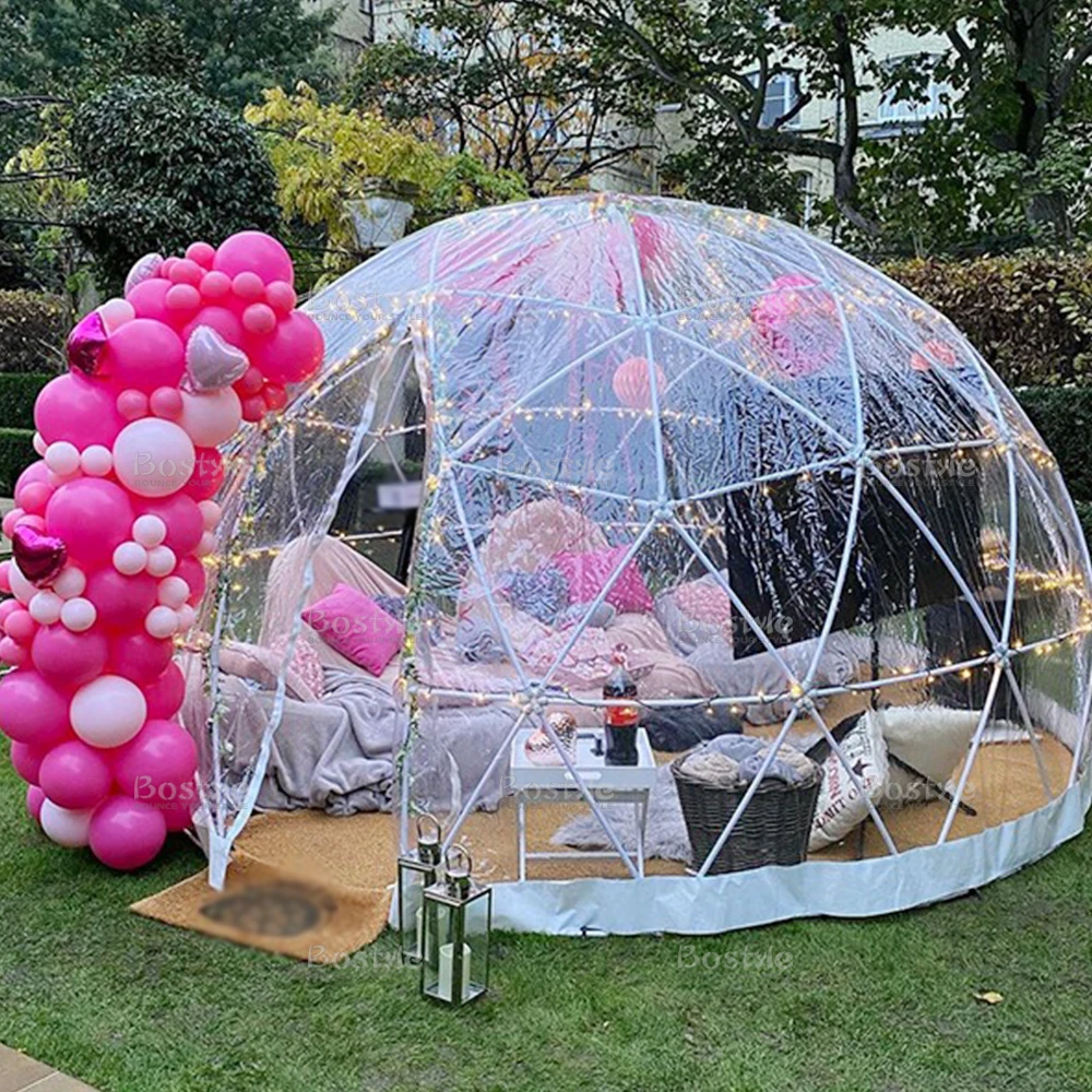 Kids Party Balloons House Giant Clear Inflatable Dome Bubble Tent Transparent Inflatable Bubble Balloons House