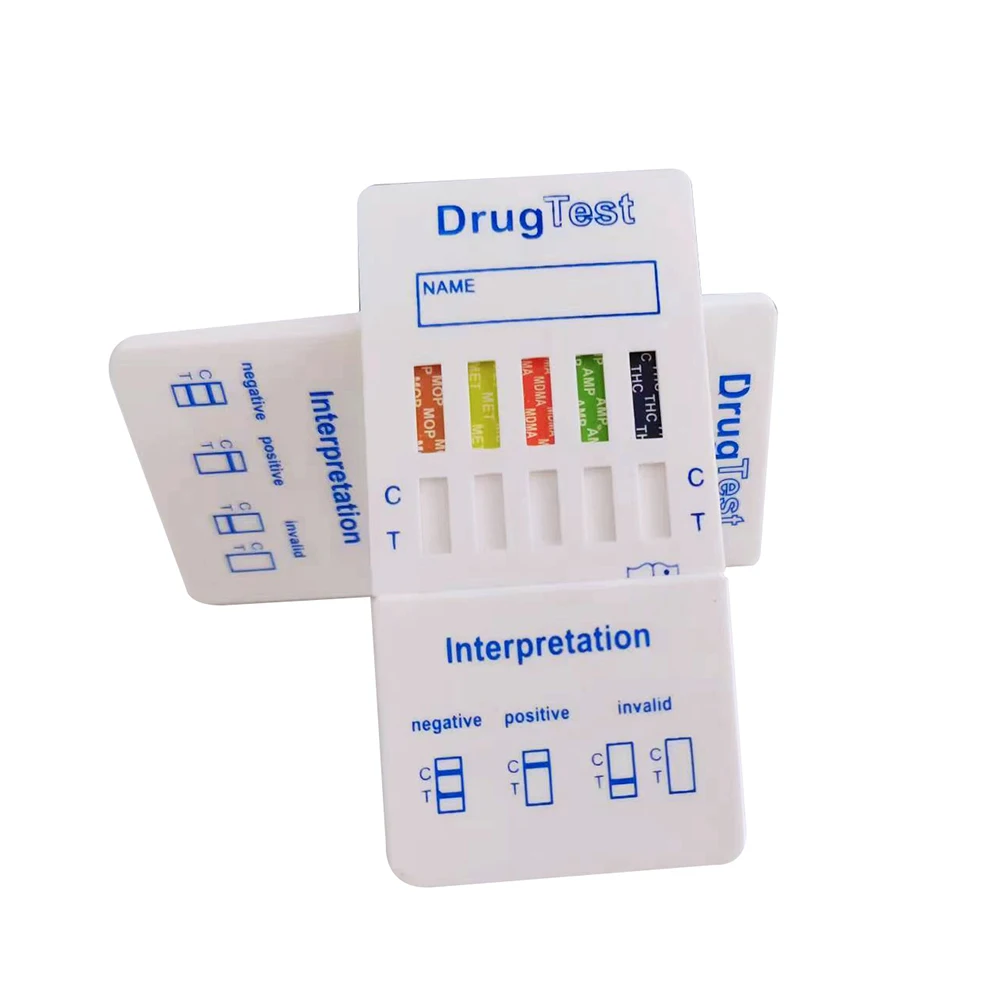 DNSMUL drug test - express for 5 settings multi-drug 4 in 1 test panel rapid test to determine 7 drugs in urine