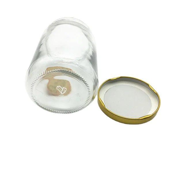 Китайская Фабрика 150 мл 250 мл 300 мл 750 мл 1000 мл 1500 мл стеклянные банки mason оптом с золотой металлической крышкой