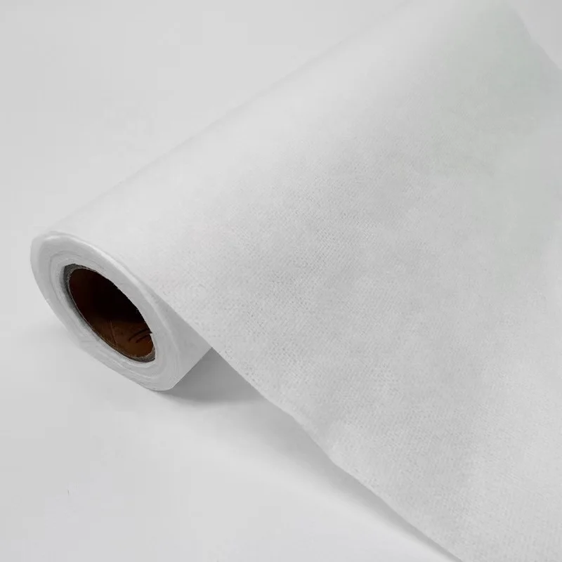 Degradable  70%Woodpulp 30%PP Industrial Cleaning Cloth Spunlace Nonwoven Fabric Rolls