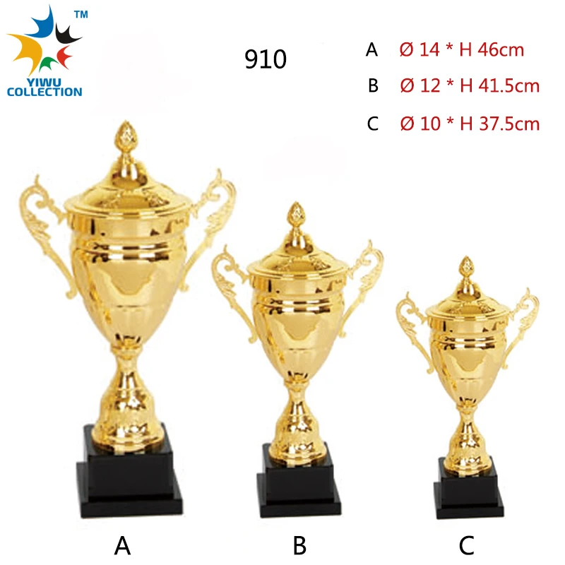 Trophy Cup Metal Cup Trophy Sliver Gold Plated Award Golf Medals Unique Custom Designed Graduation Trophy