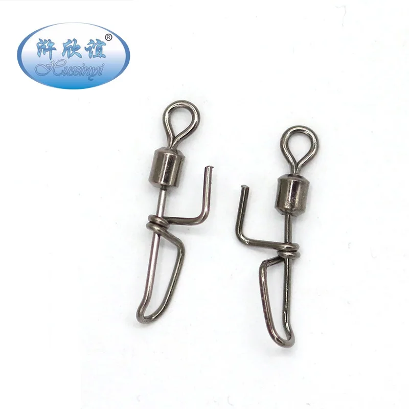 Sea Fishing Rigs Cascade Clip Down Rolling Swivels With Bait Clip Fishing Swivels Connector