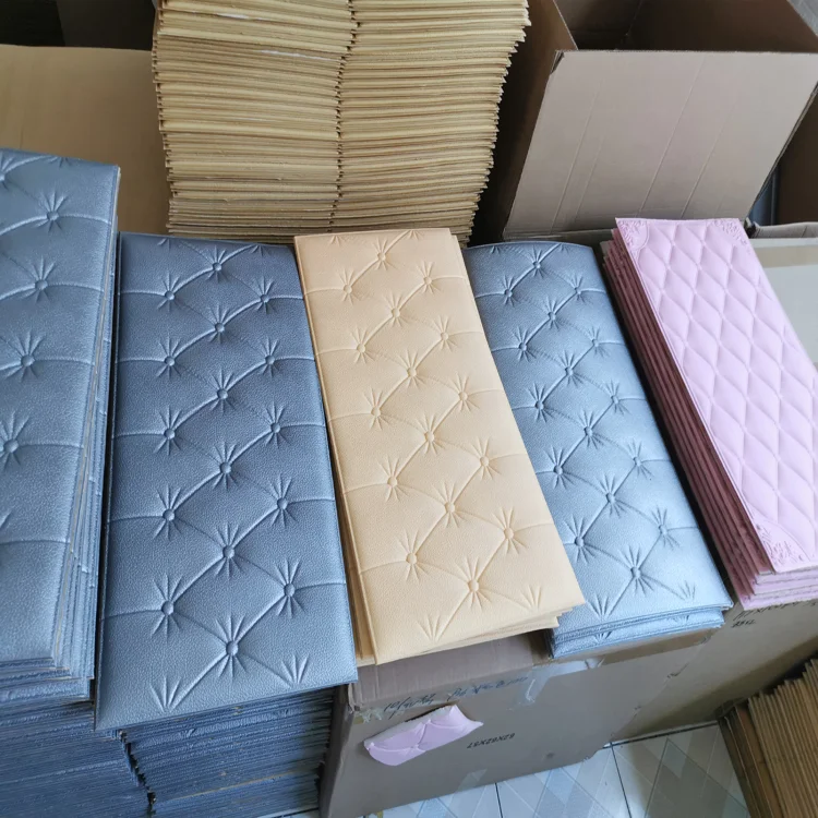 3d XPE foam wallpaper soft roll and ceiling self adhesive pe foam wall panel for wall brick wall sticker