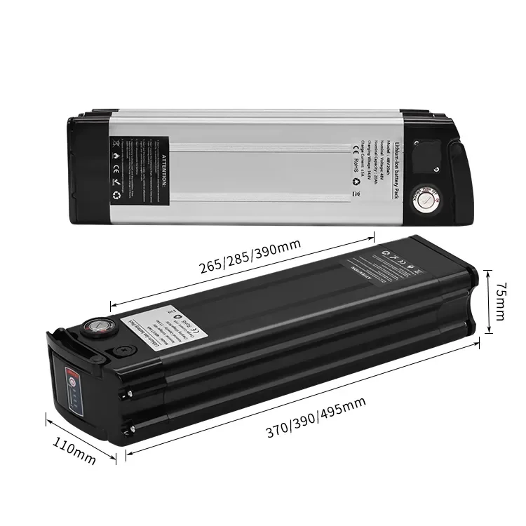Hot Sale Sliver Fish Lithium Battery Pack Electric Bicycle 48V 15Ah 20Ah 25Ah 1000W Ebike Battery Batteries For electric bicycle