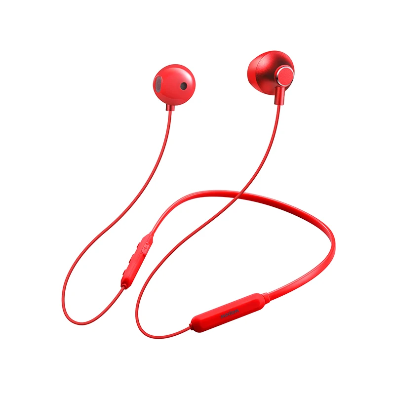 Wopow BT25 2021 Portable sport neck band headset hand frees earphone neckband headphone with mic