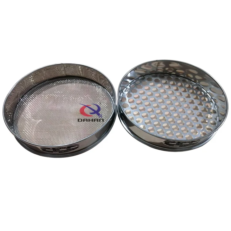 Quality Inspection Manual Filtering Screening Lab Test Soil Shaker Screen Analysis Test Sieve