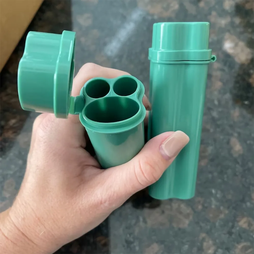 Hot-Sale High Quality Smoking Accessories Cigar Tube Lighter Cone Storage Clamshell Plastic Cigarette Box Package