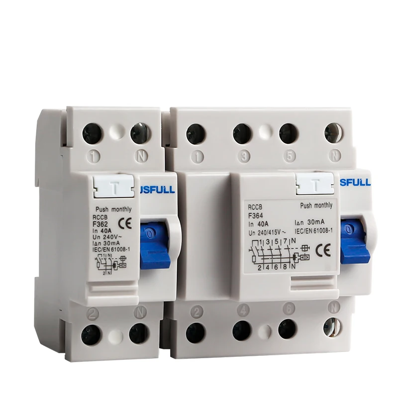 USFULL 2P 16A электронный Тип RCCB RCBO
