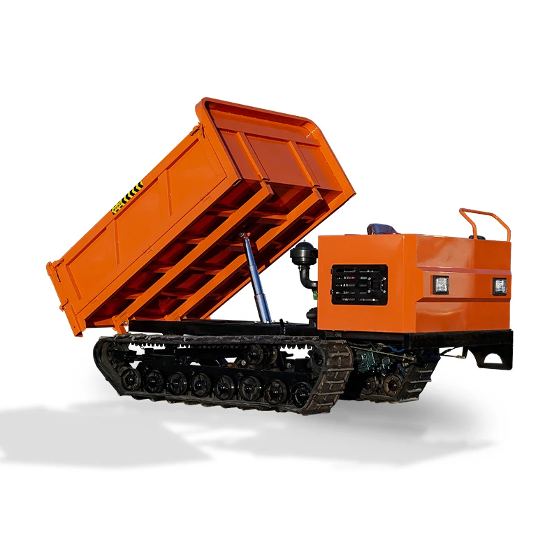 Mining transportation Tracked Crawler dump truck Mini Dumper 3000kg Crawler dump truck tipper