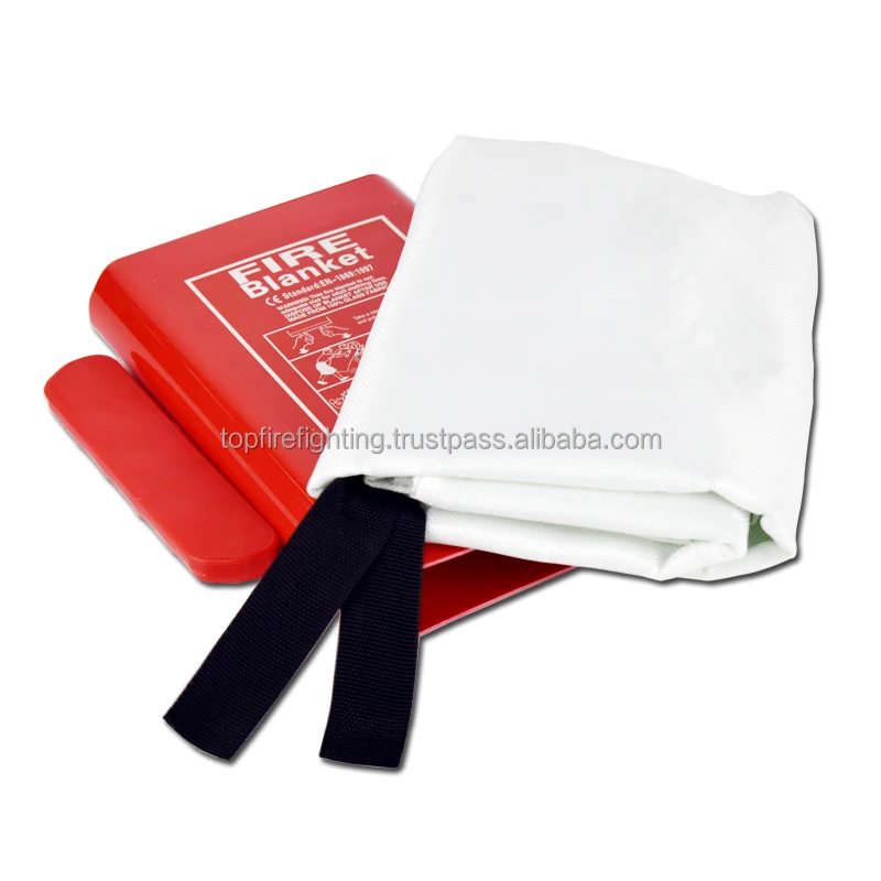 1.2x1.2m Standard Emergency Fire Retardant Protection Heat Insulation Fiberglass Fire Blanket for sale