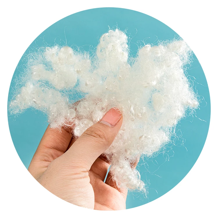 15dx51mm hollow conjugated siliconized fiber fill